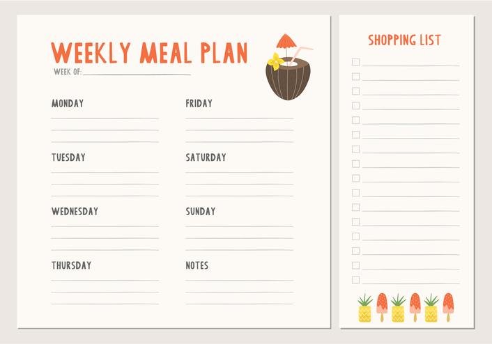 Three Simple Steps to Meal Planning