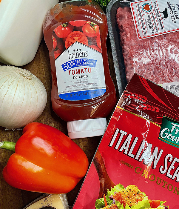 Mini Meatloaf Cupcake Ingredients