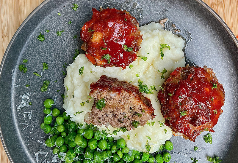 Mini Meatloaf Cupcakes