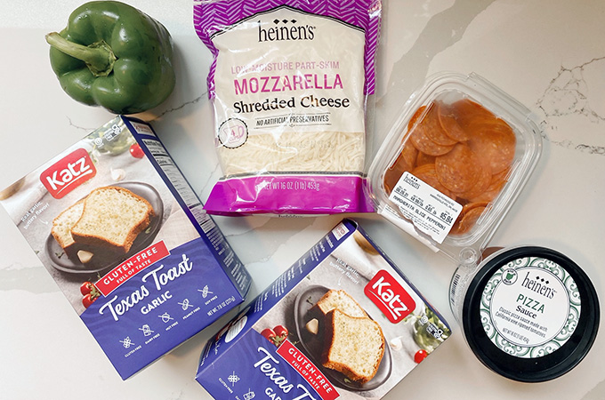 Gluten Free Texas Toast Pizza Ingredients