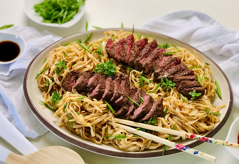 Thai Noodle Steak Salad