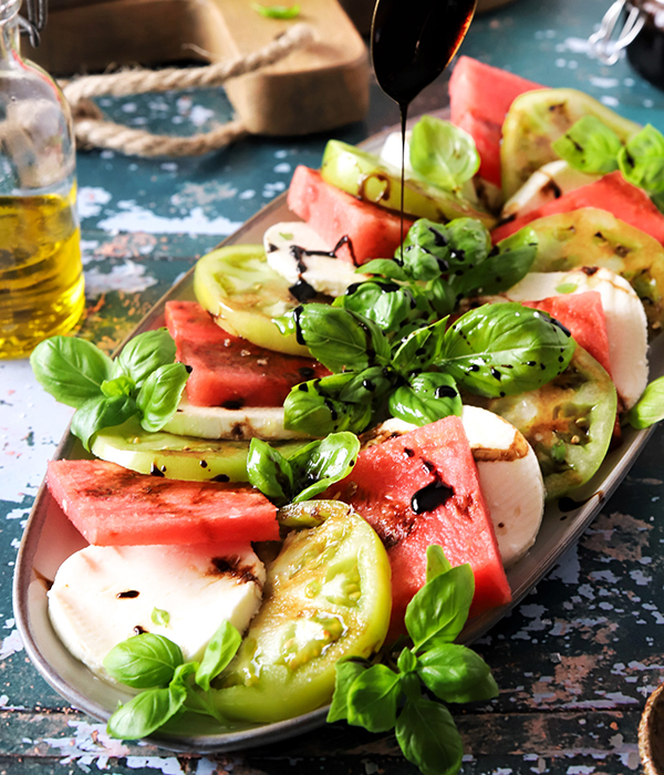 Watermelon Caprese Salad