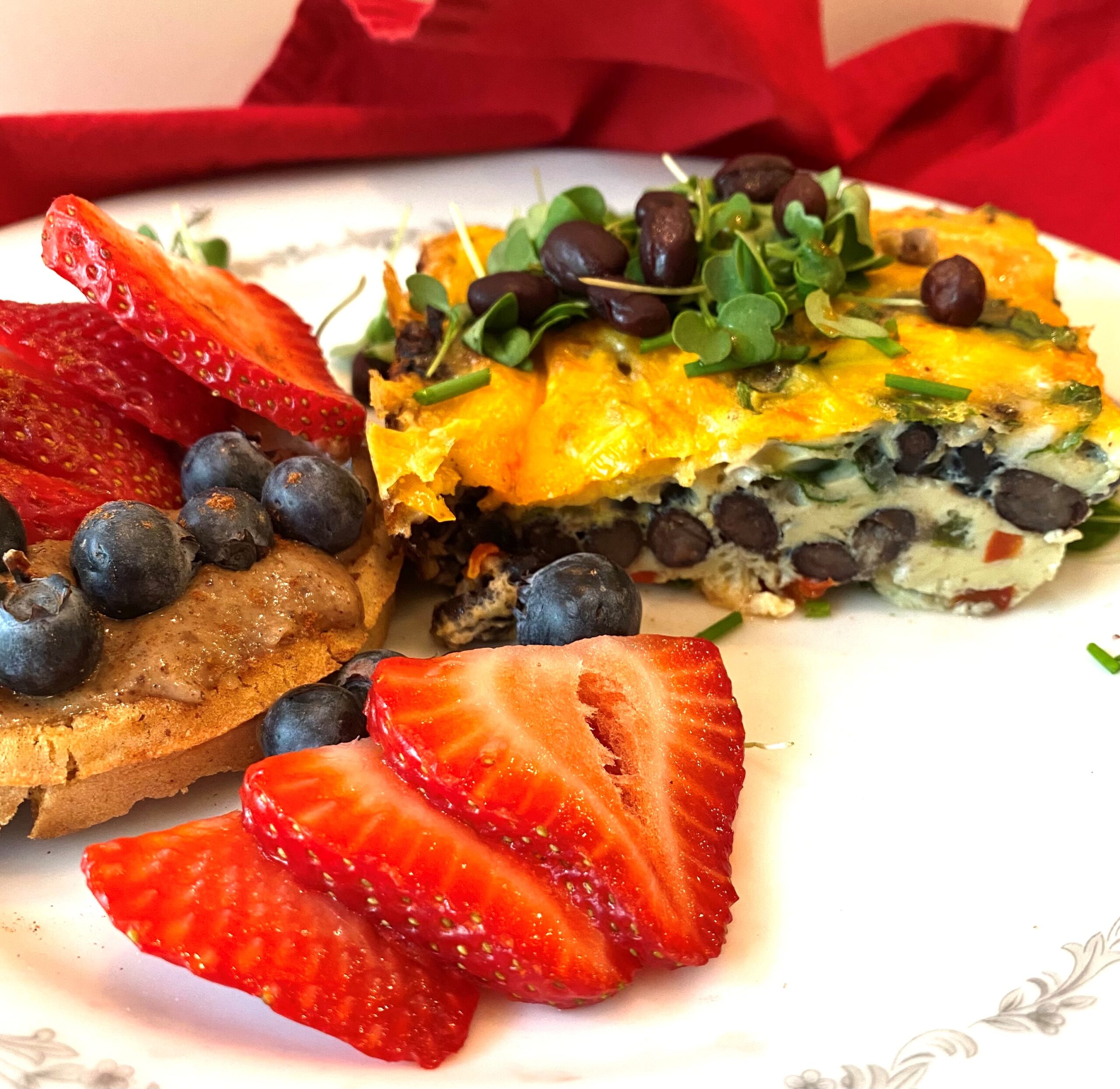 Garden Veggie Baked Omelet