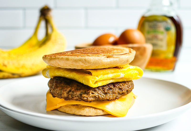 Copycat McGriddles with Impossible Sausage™