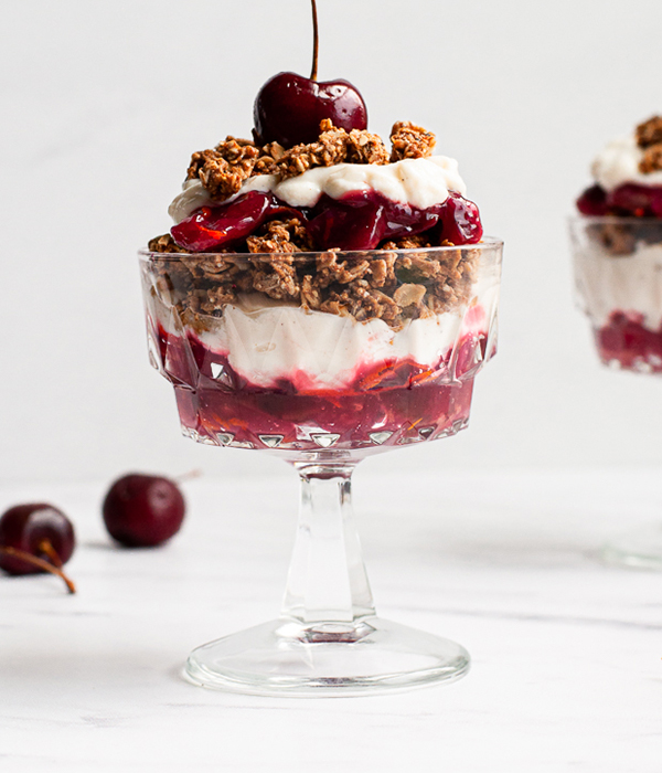 Cherry & Granola Parfait