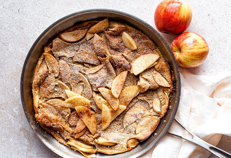 Chai Spiced Apple Dutch Baby