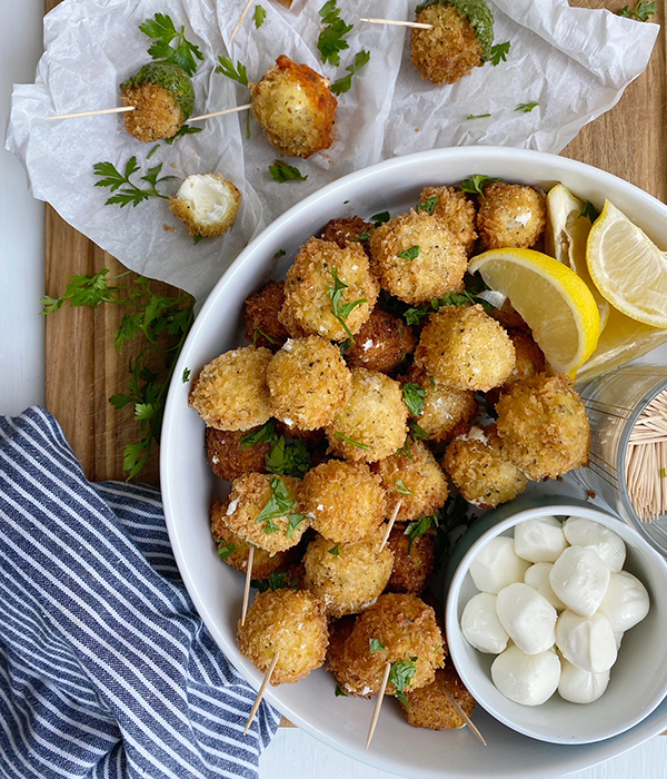 Deep Fried Mozzarella Bites