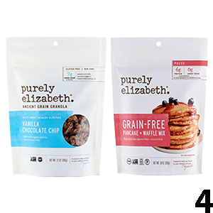 Purely Elizabeth Granola and Pancake & Waffle Mix