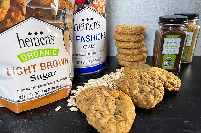 Brown Butter Chai Oatmeal Cookies