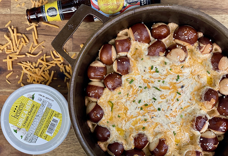 Pretzel Skillet Dip