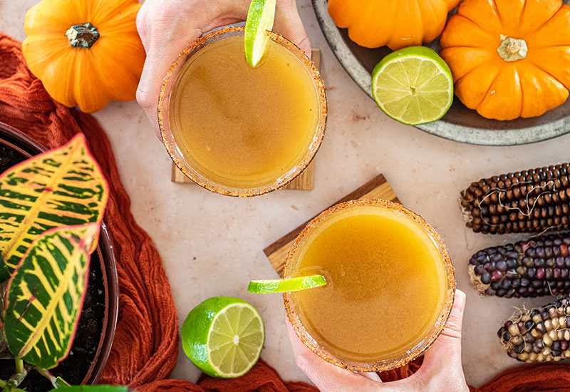 Pumpkin Spice Margaritas