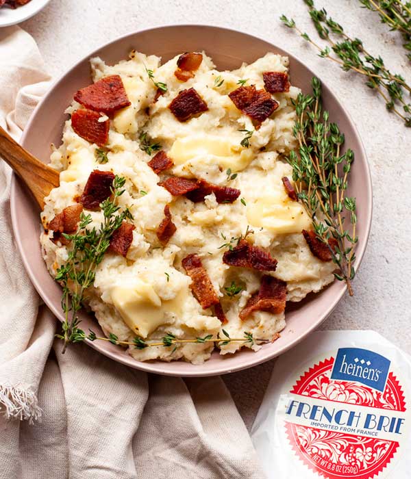 Bacon and Brie Mashed Potatoes