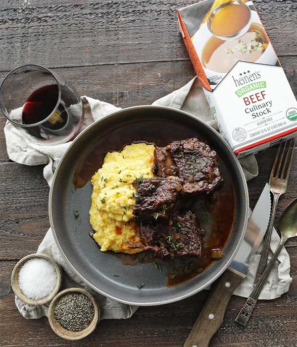 Braised Short Ribs and Polenta