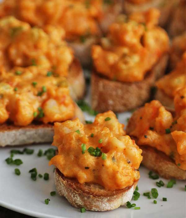 Baked Shrimp Toasts