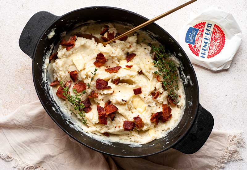 Bacon and Brie Mashed Potatoes