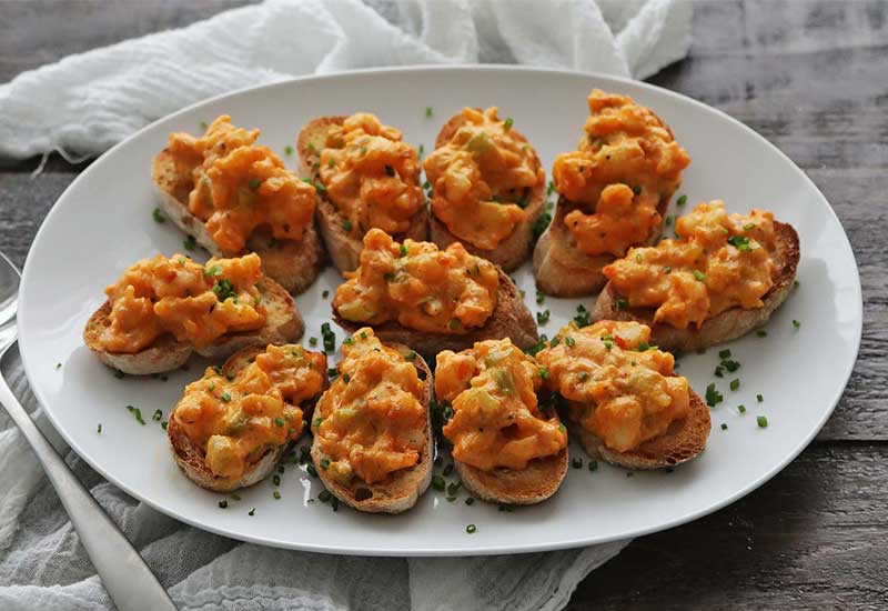 Baked Shrimp Toasts
