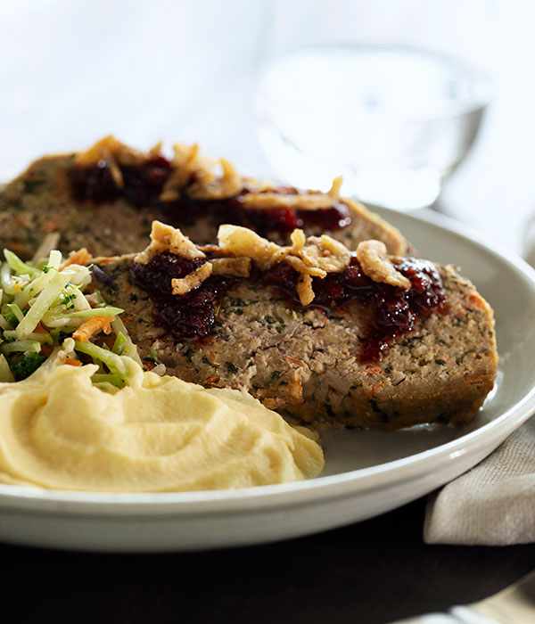 Turkey Meatloaf & Rutabaga Mash