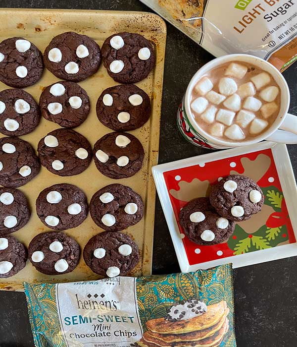 Hot Chocolate Cookies