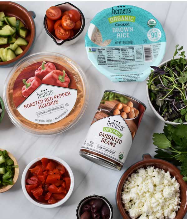 Mediterranean Hummus Bowl