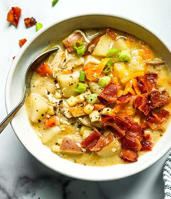 Slow Cooker Chicken Corn Chowder