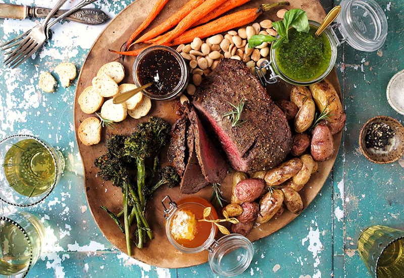 Dairy-Free Oven-Roasted Butcher Board