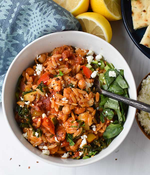Greek Baked Orzo