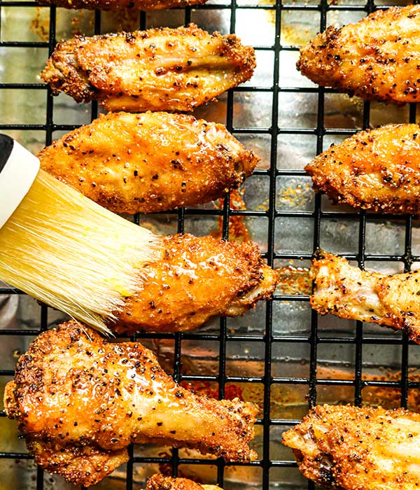 Lemon Pepper Baked Wings