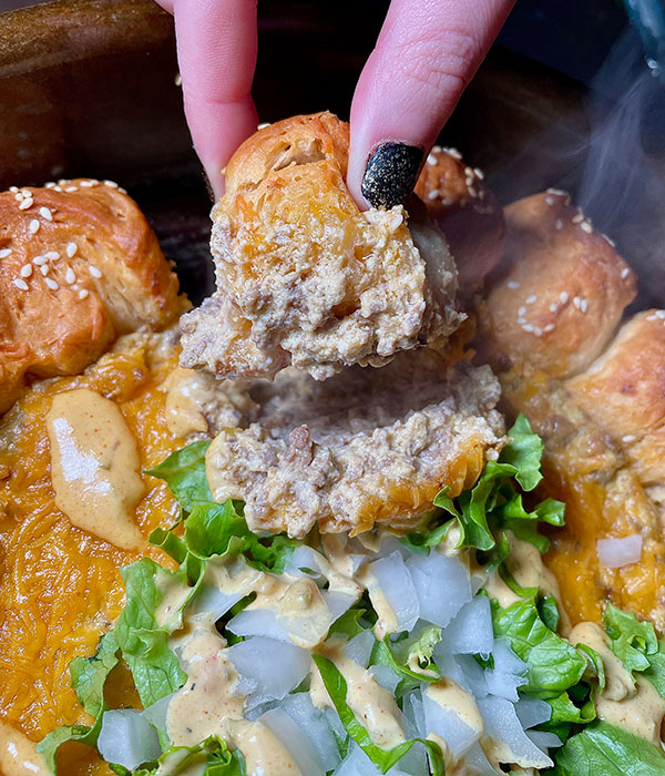 Big Mac Skillet Dip