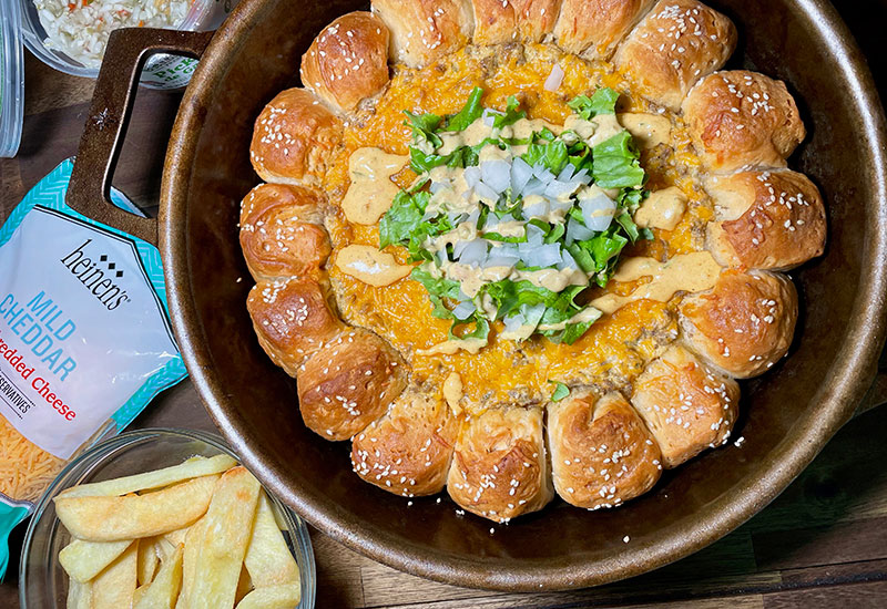 Big Mac Skillet Dip