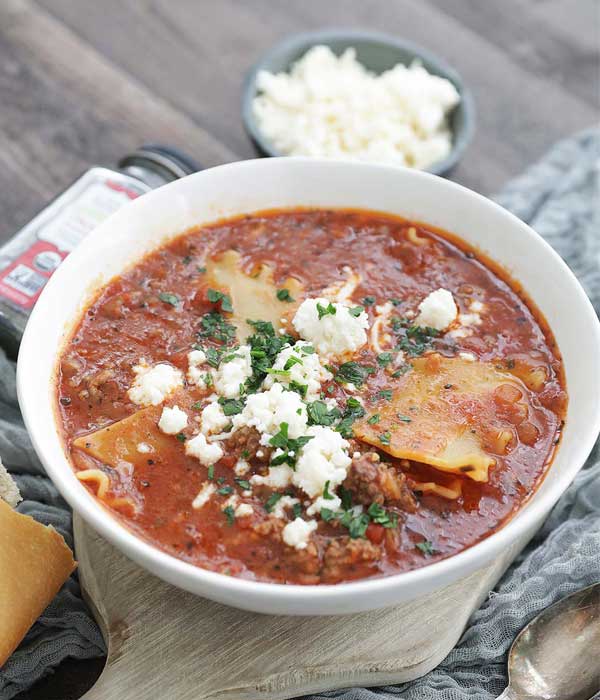 Lasagna Soup