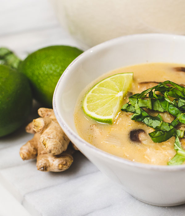 Chicken Coconut Lime Soup