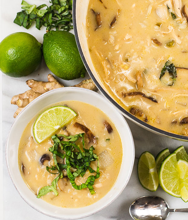 Chicken Coconut Lime Soup