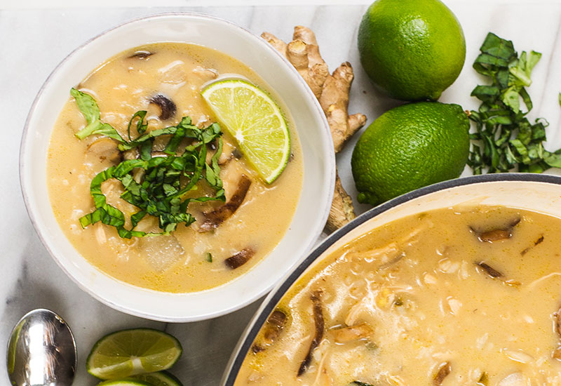 Chicken, Coconut and Lime Soup