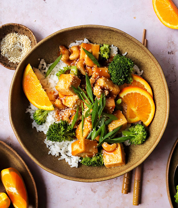 Vegan Orange Tofu