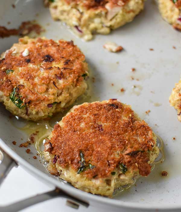 Greek Feta Tuna Cakes