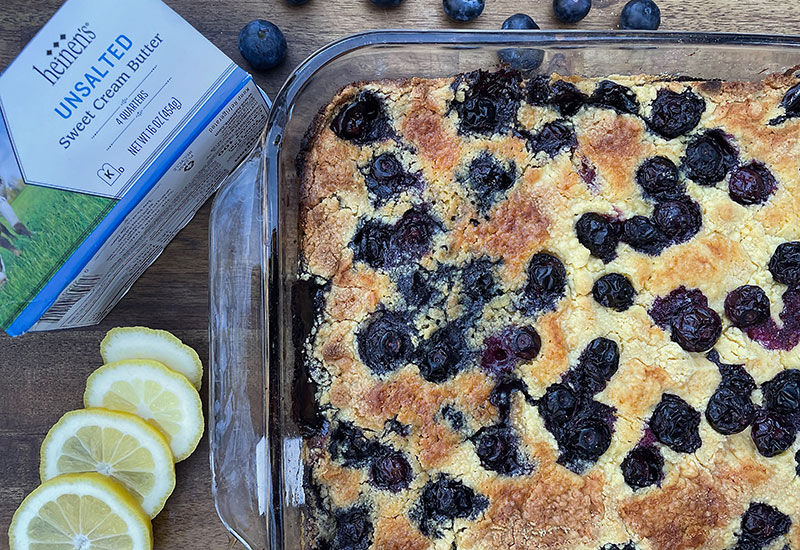Lemon Blueberry Dump Cake
