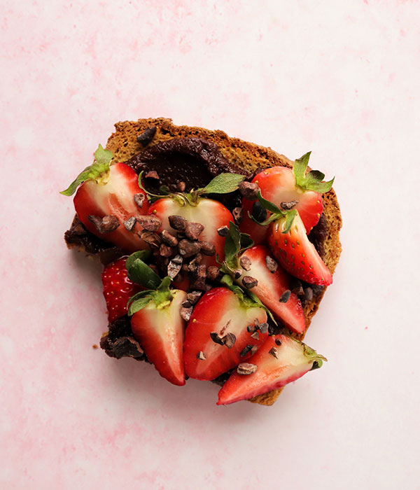 Chocolate Strawberry Toast