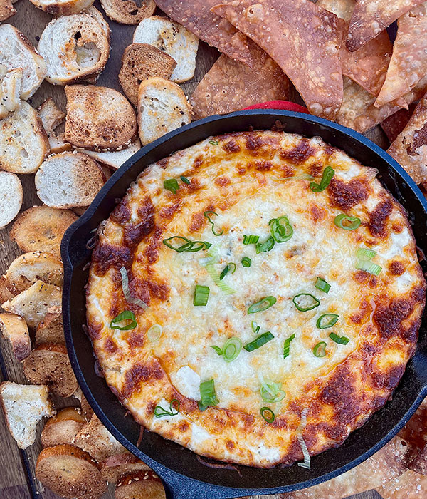 Baked Crab Rangoon Dip