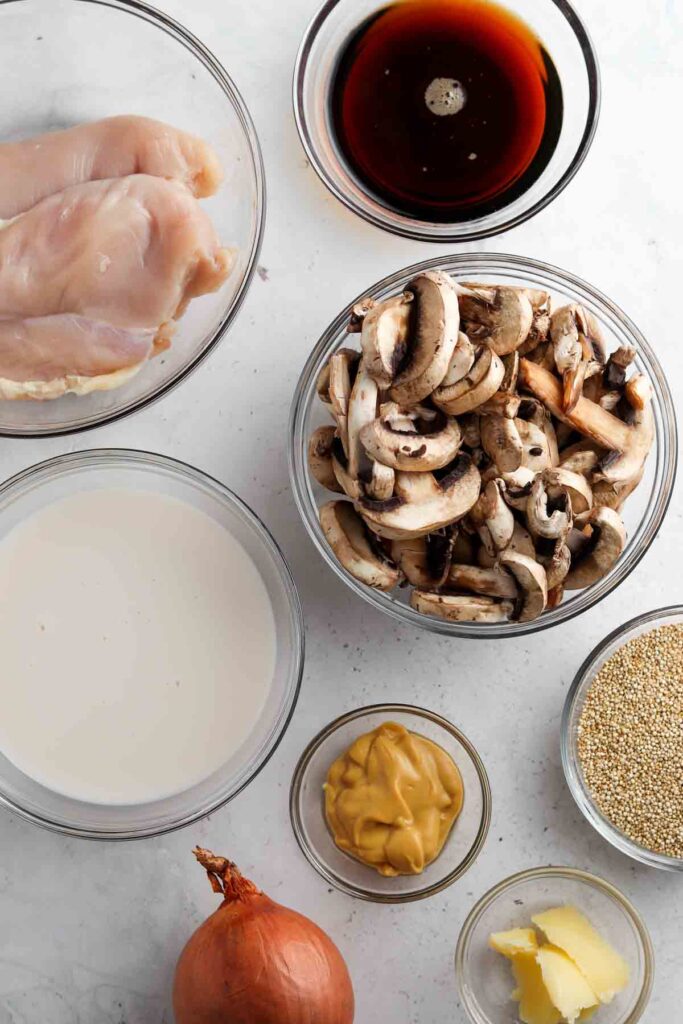 Maple Quinoa Dijon Chicken Ingredients