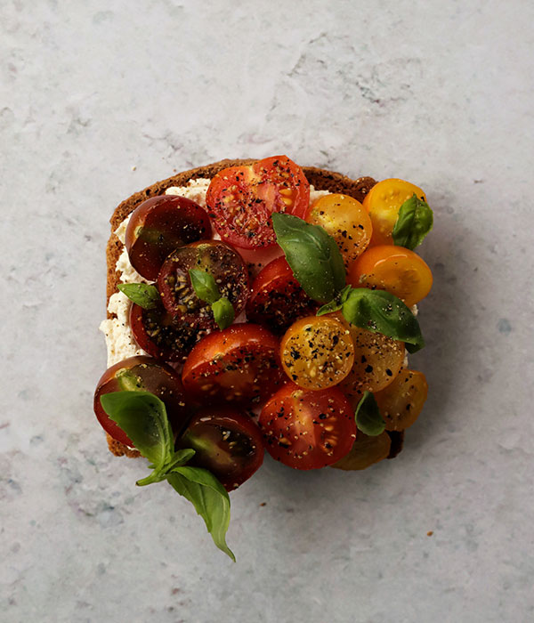 Tomato Ricotta Toast