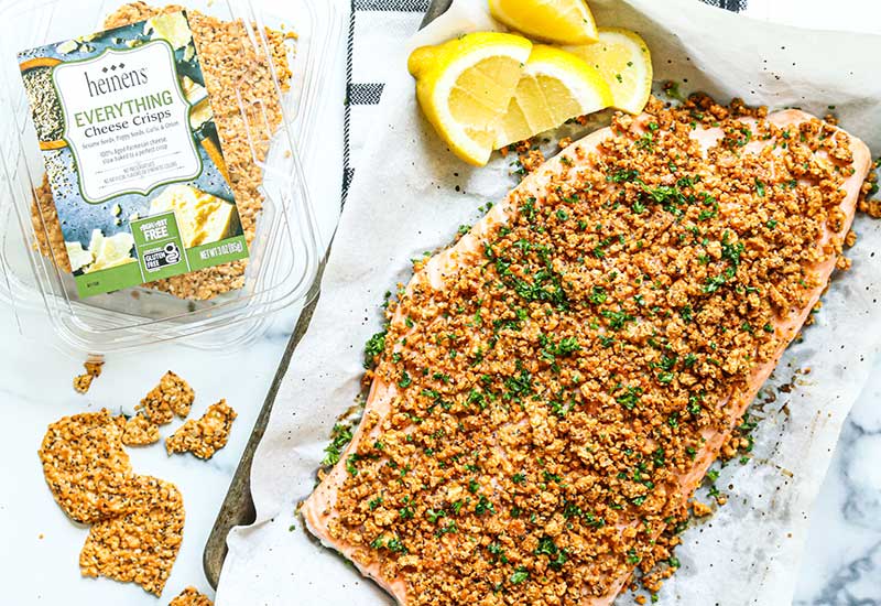 Parmesan Crisp Baked Salmon