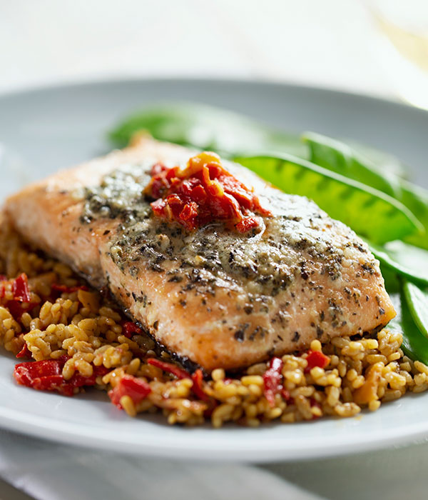 Lemon Pesto Salmon