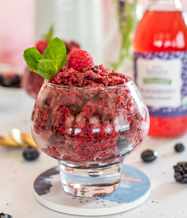 Mixed Berry Granita