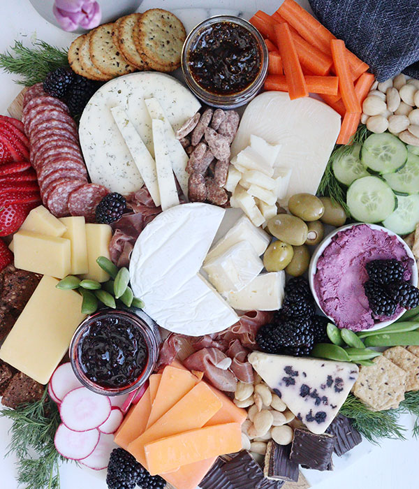 Spring Brunch Cheese Board