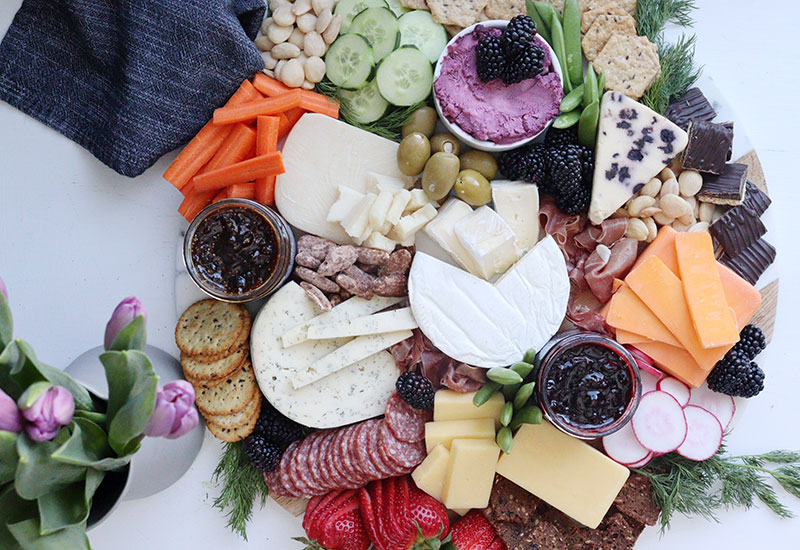 How to Build a Spring Brunch Cheeseboard