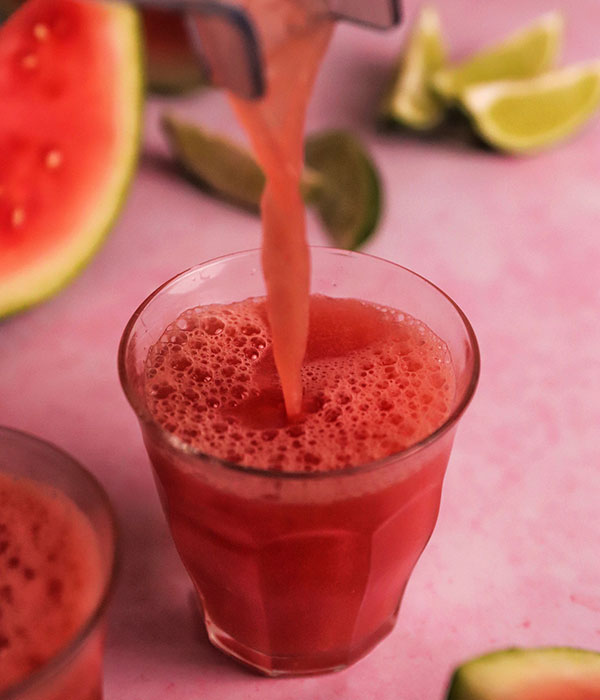 Watermelon & Lime Kombucha Slushie