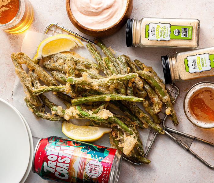 Beer Battered Fried Green Beans