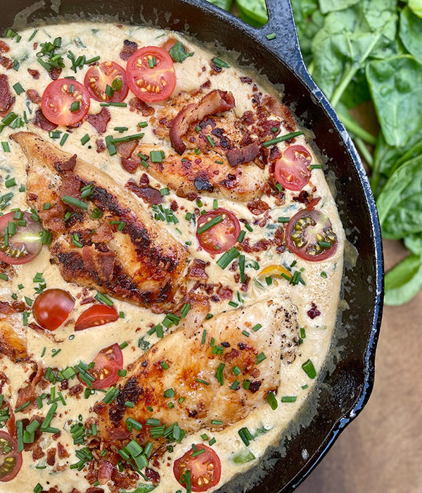 Creamy BLT Chicken