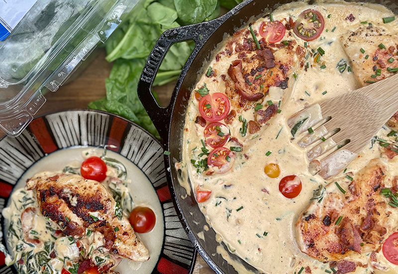 Creamy BLT Chicken