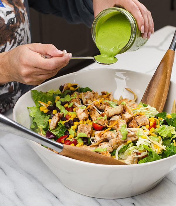 Grilled BBQ Chicken Salad